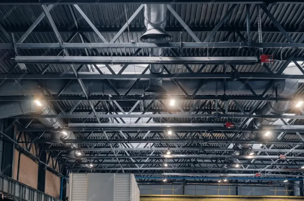 Bright stadium LED lights enhancing visibility during a live sports event